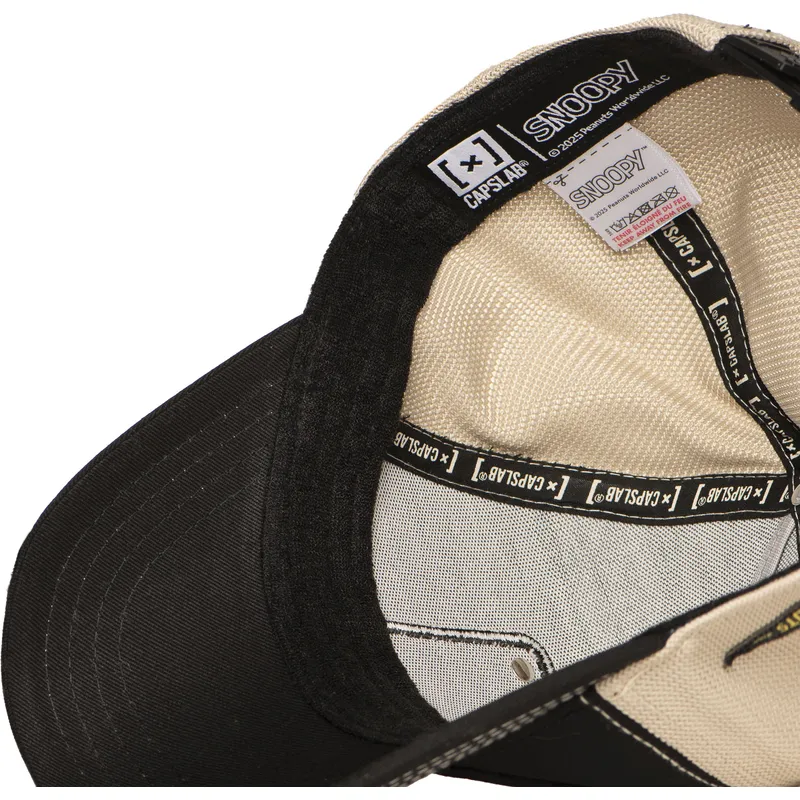 mutsid-kumer-must-snapback-pea6-naw6-snoopy-ja-charlie-brown-maapahklid-capslab