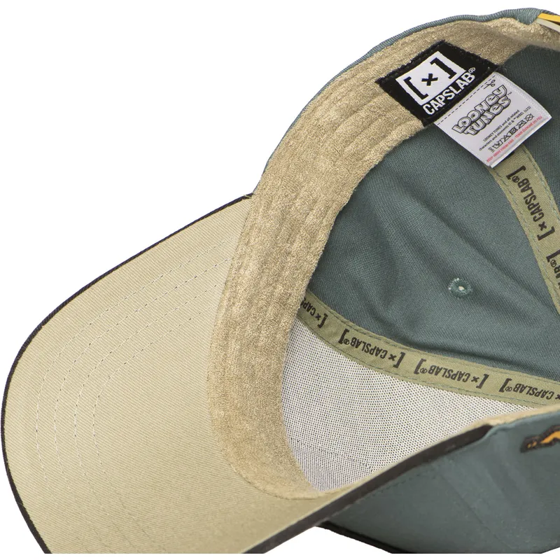 mutsid-kumer-roheline-snapback-loo12-daf2-daffy-duck-looney-tunes-capslab