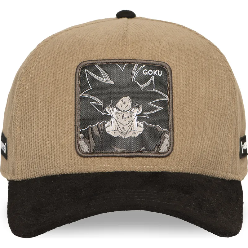 cap-kumer-brown-snapback-son-goku-dragon-ball-capslab