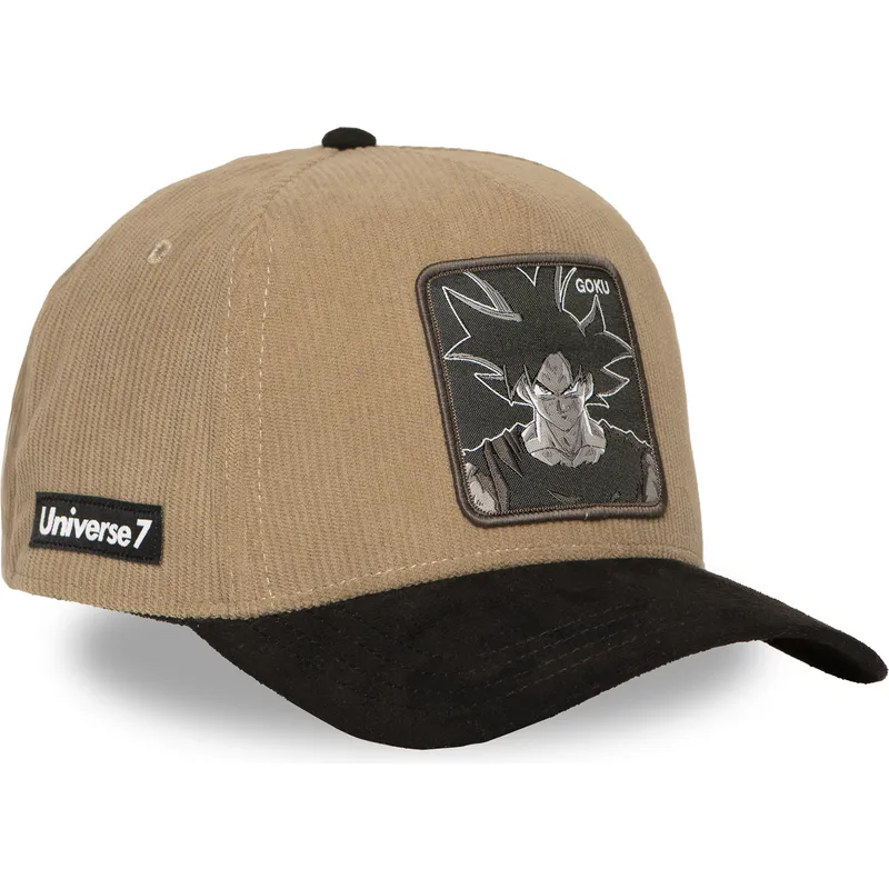 cap-kumer-brown-snapback-son-goku-dragon-ball-capslab