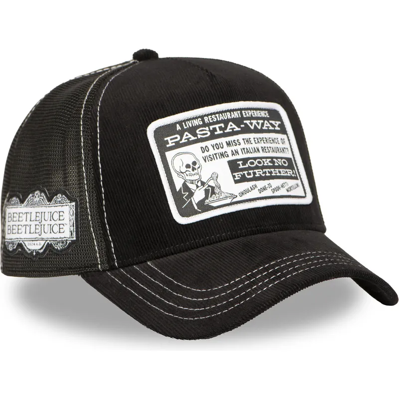cap-kumer-black-snapback-pasta-way-beetlejuice-capslab