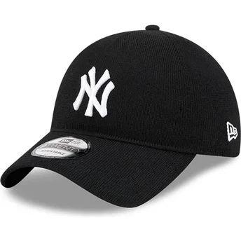 Cap kumer black adjustable strap 9TWENTY Merino Wool Yarn New York Yankees MLB New Era