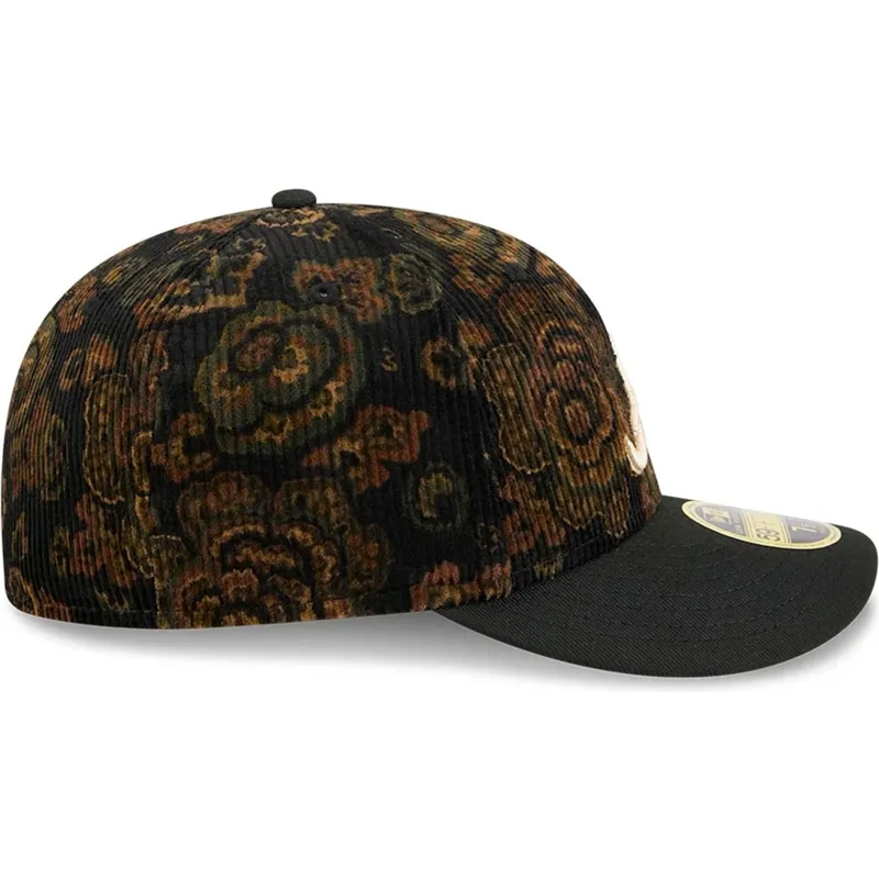 cap-kumer-black-ajustada-59fifty-low-profile-floral-cord-three-looms-printed-corduroy-atlanta-braves-mlb-new-era