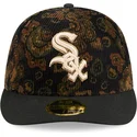 mutsid-kumer-must-liibuv-59fifty-low-profile-floral-cord-three-looms-printed-corduroy-chicago-white-sox-mlb-new-era