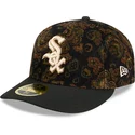 cap-kumer-black-ajustada-59fifty-low-profile-floral-cord-three-looms-printed-corduroy-chicago-white-sox-mlb-new-era
