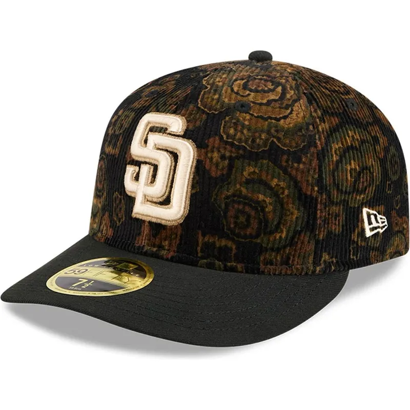 mutsid-kumer-must-liibuv-59fifty-low-profile-floral-cord-three-looms-printed-corduroy-san-diego-padres-mlb-new-era mutsid-kumer-must-liibuv-59fifty-low-profile-floral-cord-three-looms-printed-corduroy-san-diego-padres-mlb-new-era