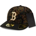 mutsid-kumer-must-reguleeritav-59fifty-low-profile-floral-cord-three-looms-printed-corduroy-boston-red-sox-mlb-new-era