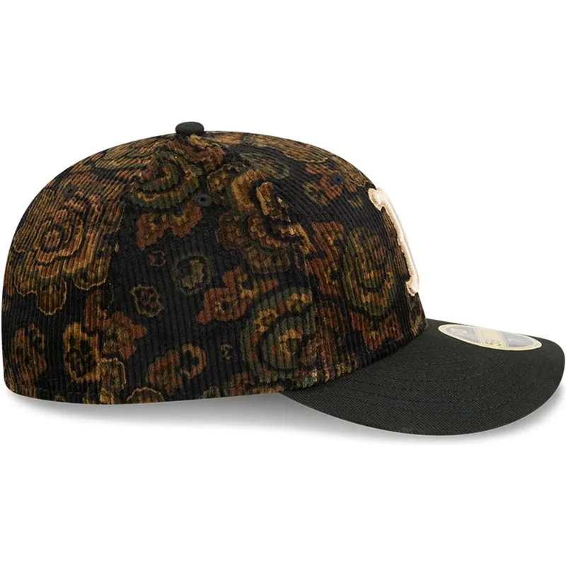 cap-kumer-black-ajustada-59fifty-low-profile-floral-cord-three-looms-printed-corduroy-boston-red-sox-mlb-new-era