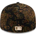 mutsid-kumer-must-reguleeritav-59fifty-low-profile-floral-cord-three-looms-printed-corduroy-boston-red-sox-mlb-new-era