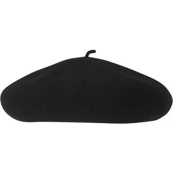 Kangol Anglobasque Black Flat Cap