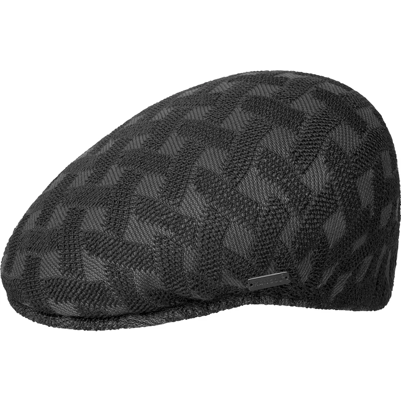 beret-black-boina-negra-cross-weave-504-black-kangol