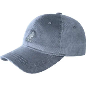 Kangol Curved Brim Cord Baseball Denim Blue Adjustable Cap