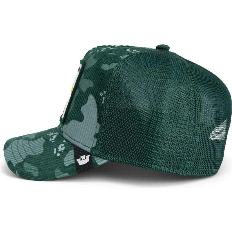 mutsid-kumer-roheline-snapback-lucky-duck-corduroy-camo-the-farm-goorin-bros
