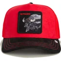 mutsid-kumer-punane-snapback-ruthless-buffalo-suede-the-farm-goorin-bros