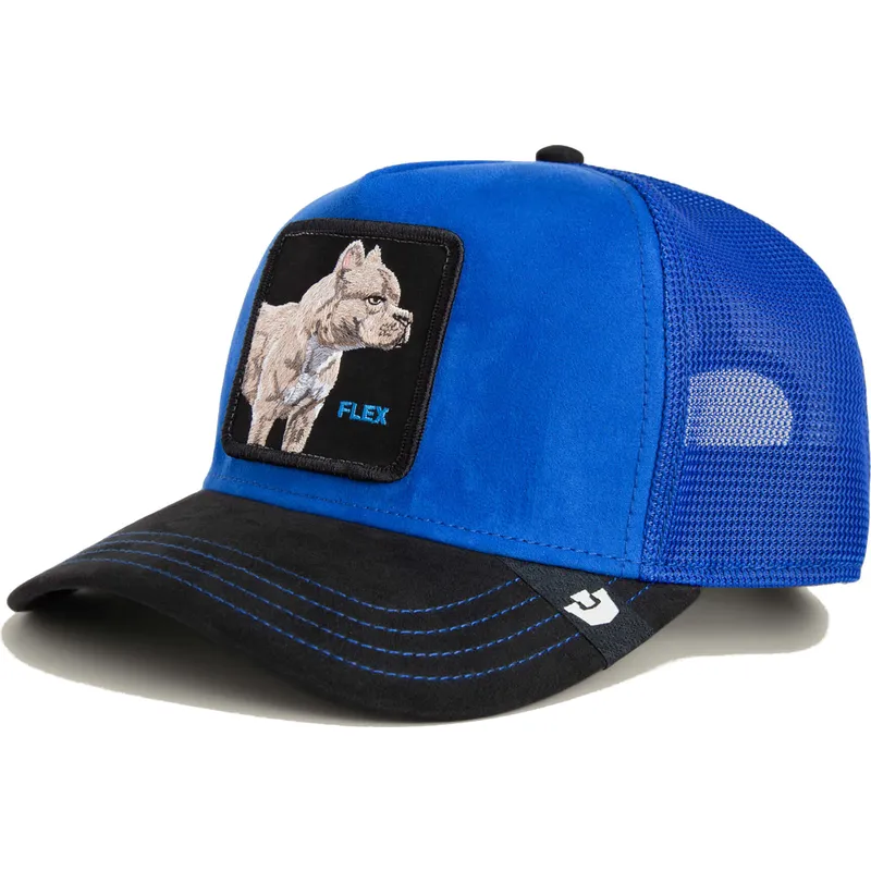 mutsid-kumer-sinine-snapback-flex-suede-the-farm-goorin-bros