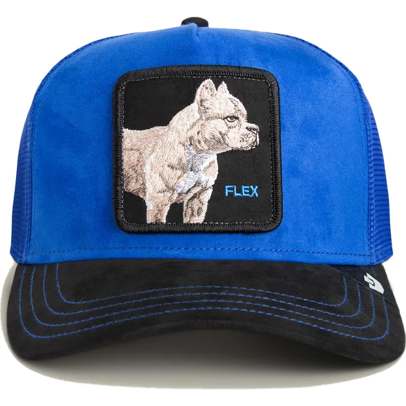 mutsid-kumer-sinine-snapback-flex-suede-the-farm-goorin-bros