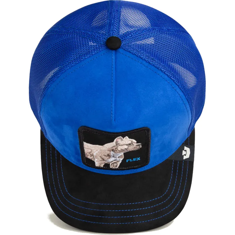 mutsid-kumer-sinine-snapback-flex-suede-the-farm-goorin-bros