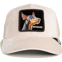 mutsid-kumer-beez-snapback-beware-doberman-velour-the-farm-goorin-bros