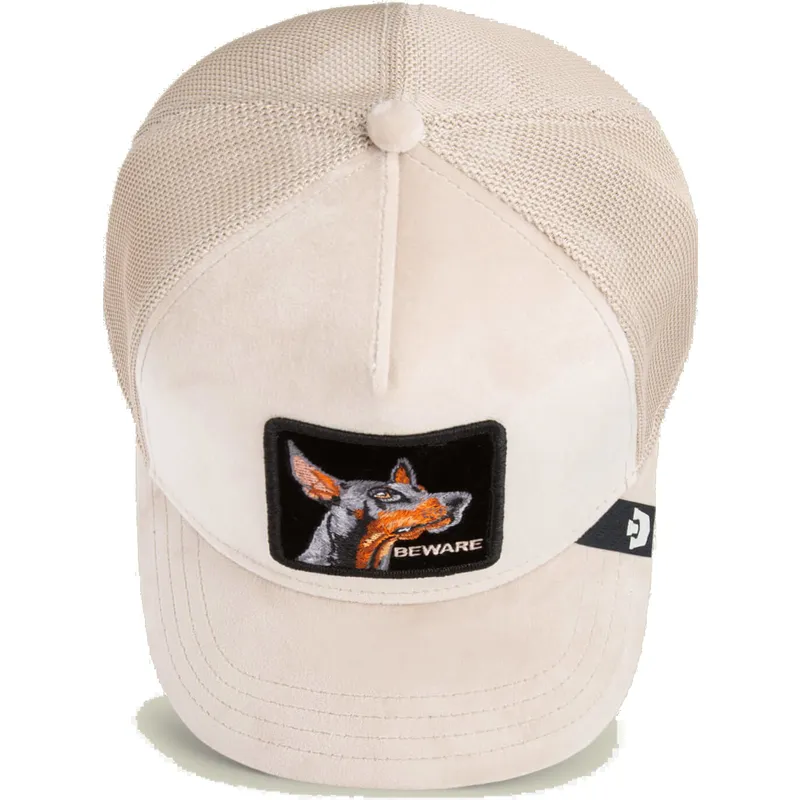 mutsid-kumer-beez-snapback-beware-doberman-velour-the-farm-goorin-bros