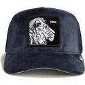 mutsid-kumer-meresinine-snapback-king-lion-velour-the-farm-goorin-bros