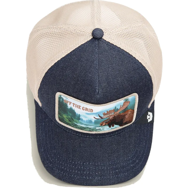 mutsid-kumer-sinine-snapback-off-the-grid-staycation-homestead-the-farm-goorin-bros