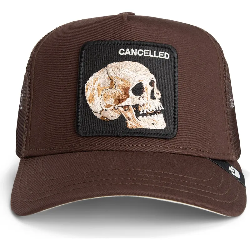 mutsid-kumer-pruun-snapback-the-cancelled-skull-grit-the-farm-goorin-bros mutsid-kumer-pruun-snapback-the-cancelled-skull-grit-the-farm-goorin-bros