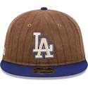 mutsid-lame-pruun-reguleeritav-9fifty-retro-crown-wool-pinstripe-los-angeles-dodgers-mlb-new-era
