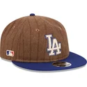 mutsid-lame-pruun-reguleeritav-9fifty-retro-crown-wool-pinstripe-los-angeles-dodgers-mlb-new-era