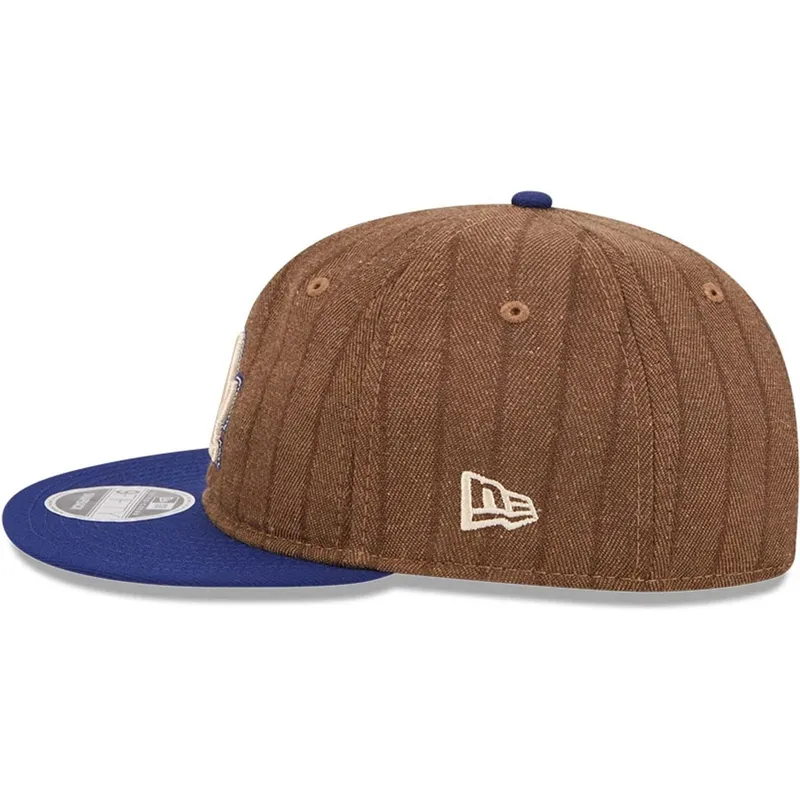 mutsid-lame-pruun-reguleeritav-9fifty-retro-crown-wool-pinstripe-los-angeles-dodgers-mlb-new-era