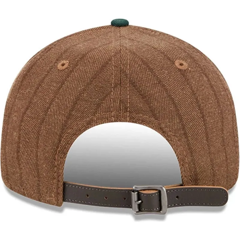 mutsid-lame-pruun-reguleeritav-9fifty-retro-crown-wool-pinstripe-oakland-athletics-mlb-new-era