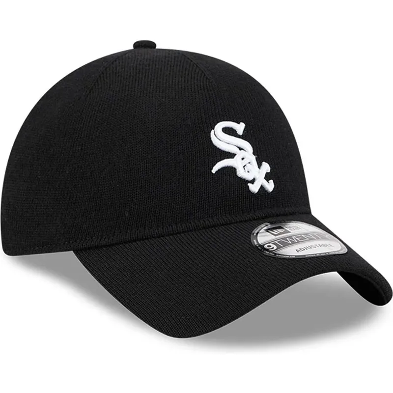 mutsid-kumer-must-reguleeritav-9twenty-merino-wool-chicago-white-sox-mlb-new-era