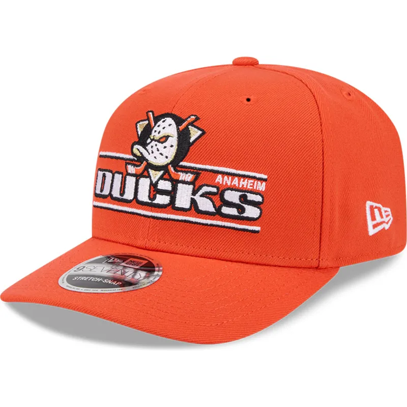 mutsid-kumer-oranz-snapback-9seventy-stretch-snap-stated-anaheim-ducks-nhl-new-era