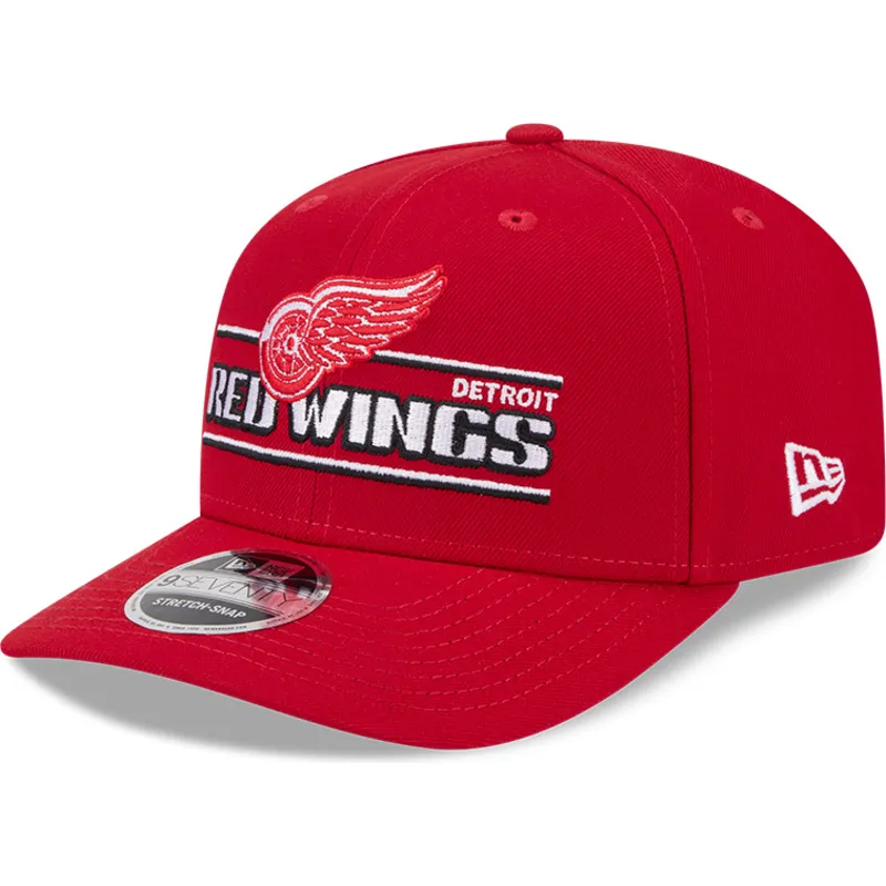 mutsid-kumer-punane-snapback-9seventy-stretch-snap-stated-detroit-red-wings-nhl-new-era