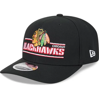 Cap kumer black snapback 9SEVENTY Stretch Snap Stated Chicago Blackhawks NHL New Era
