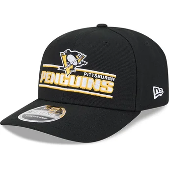 Cap kumer black snapback 9SEVENTY Stretch Snap Stated Pittsburgh Penguins NHL New Era
