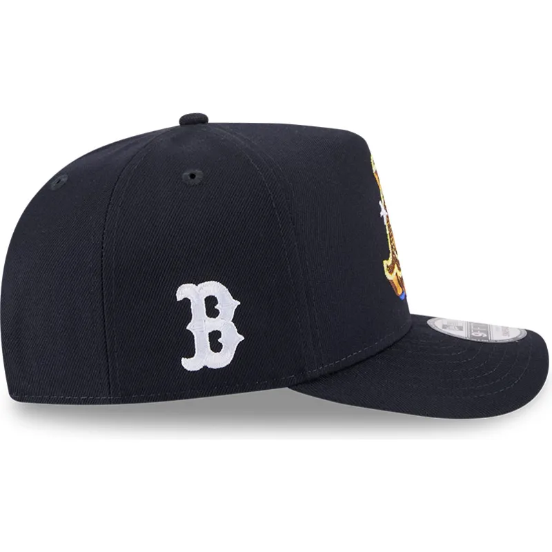 mutsid-kumer-meresinine-snapback-9fifty-a-frame-emblem-boston-red-sox-mlb-new-era