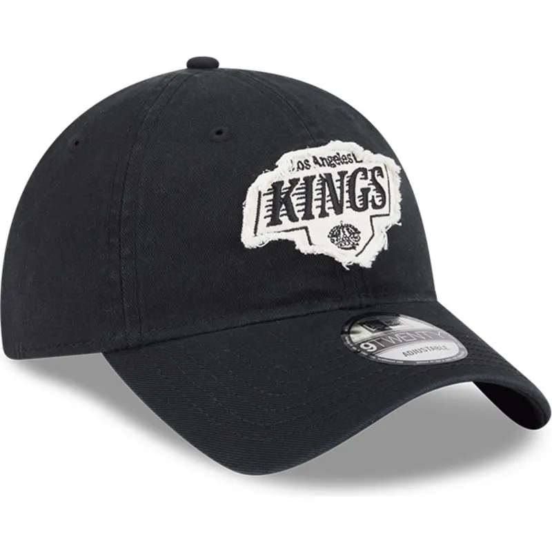 cap-kumer-black-adjustable-strap-9twenty-stamp-los-angeles-kings-nhl-new-era