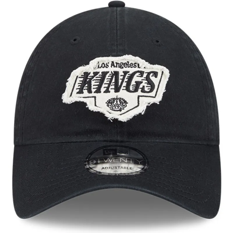 cap-kumer-black-adjustable-strap-9twenty-stamp-los-angeles-kings-nhl-new-era