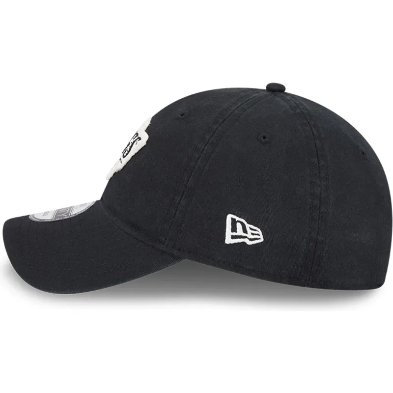 cap-kumer-black-adjustable-strap-9twenty-stamp-los-angeles-kings-nhl-new-era