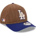 mutsid-kumer-pruun-reguleeritav-9twenty-a-frame-wool-pinstripe-los-angeles-dodgers-mlb-new-era