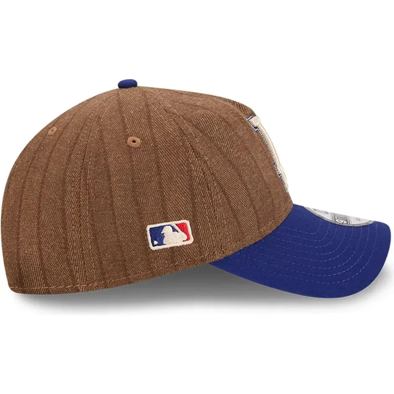 mutsid-kumer-pruun-reguleeritav-9twenty-a-frame-wool-pinstripe-los-angeles-dodgers-mlb-new-era