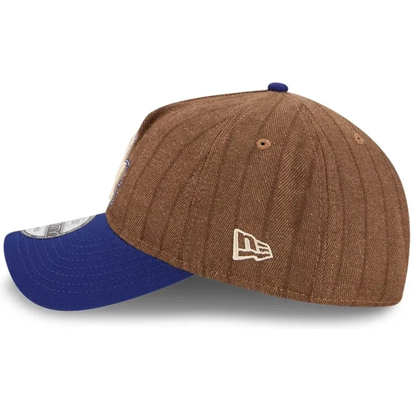 mutsid-kumer-pruun-reguleeritav-9twenty-a-frame-wool-pinstripe-los-angeles-dodgers-mlb-new-era