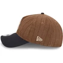 cap-kumer-brown-adjustable-strap-9twenty-a-frame-wool-pinstripe-new-york-yankees-mlb-new-era