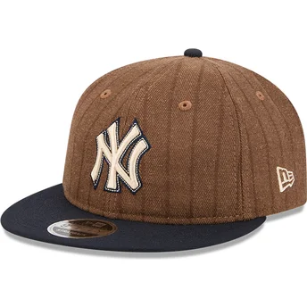 Mütsid lame pruun reguleeritav 9FIFTY Retro Crown Wool Pinstripe New York Yankees MLB New Era