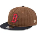 mutsid-lame-pruun-reguleeritav-9fifty-retro-crown-wool-pinstripe-boston-red-sox-mlb-new-era