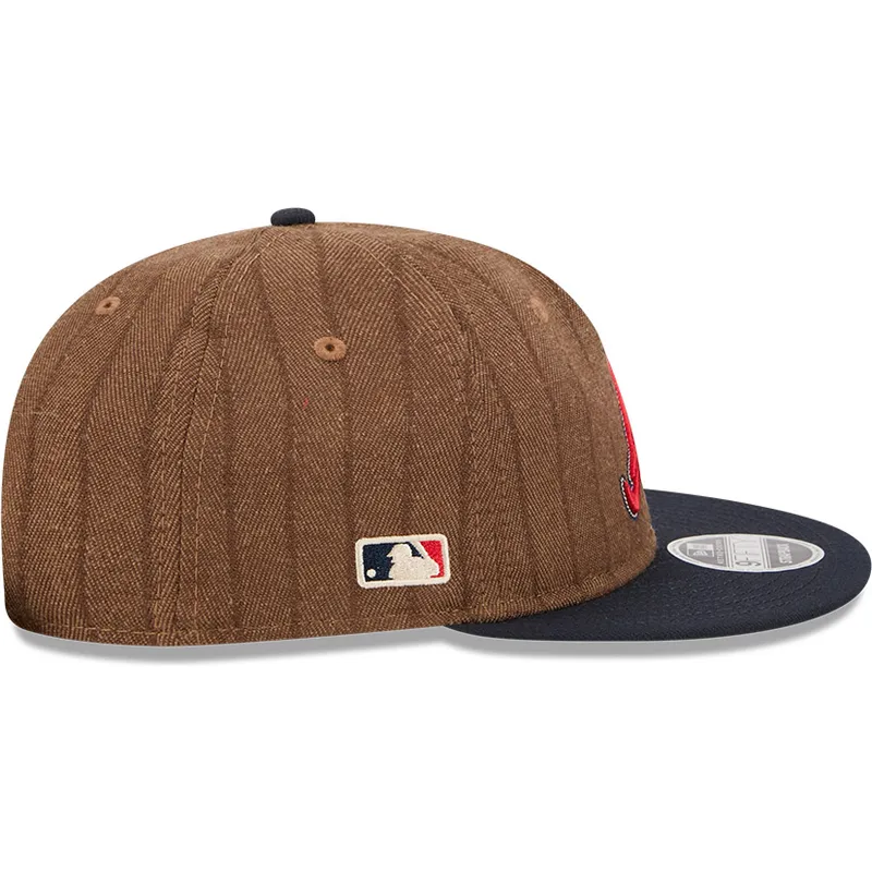 mutsid-lame-pruun-reguleeritav-rihm-9fifty-retro-crown-wool-pinstripe-atlanta-braves-mlb-new-era