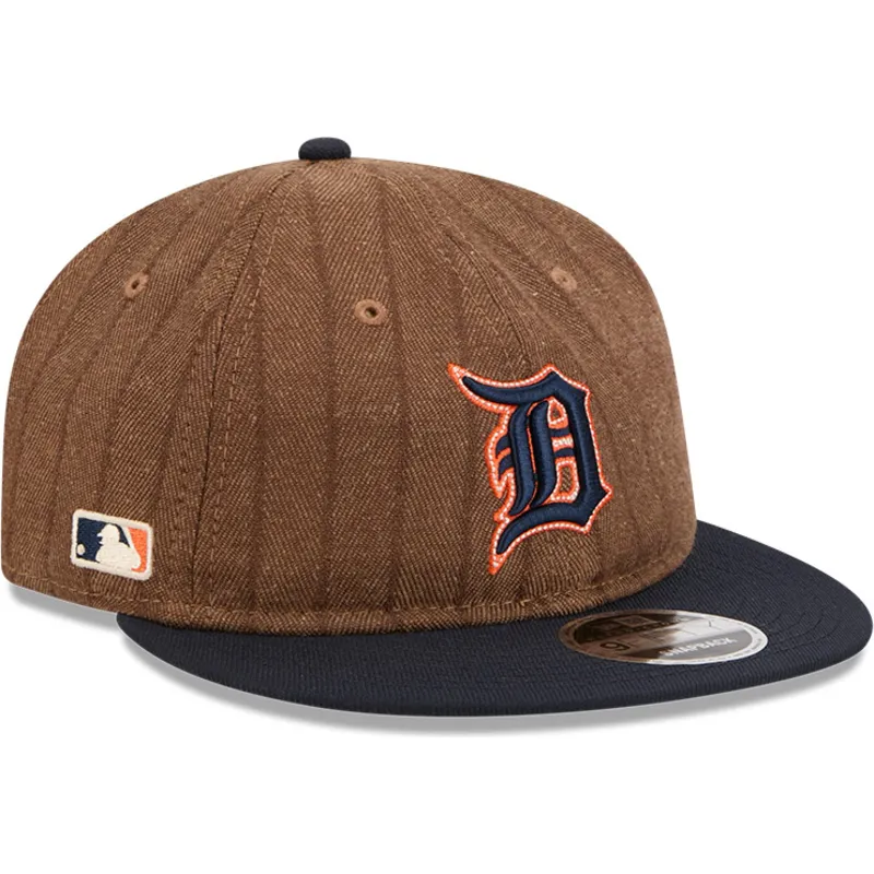 mutsid-lame-pruun-reguleeritav-rihm-9fifty-retro-crown-wool-pinstripe-detroit-tigers-mlb-new-era