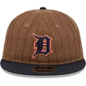 mutsid-lame-pruun-reguleeritav-9fifty-retro-crown-wool-pinstripe-detroit-tigers-mlb-new-era