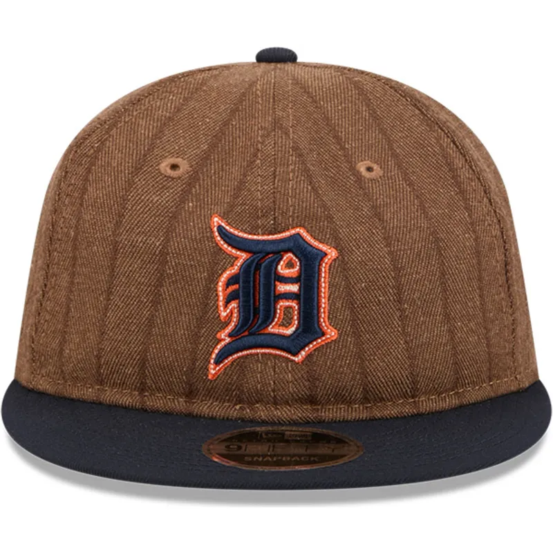 mutsid-lame-pruun-reguleeritav-rihm-9fifty-retro-crown-wool-pinstripe-detroit-tigers-mlb-new-era