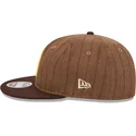 mutsid-lame-pruun-reguleeritav-9fifty-retro-crown-wool-pinstripe-san-diego-padres-mlb-new-era